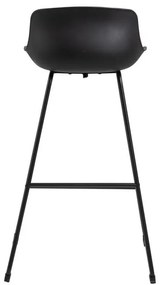 Sgabello da bar nero (altezza della seduta 76 cm) Tina – Actona
