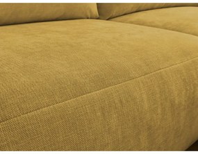 Divano angolare in giallo ocra Aden – Bobochic Paris