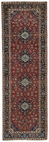 Kashan Tappeto 300 x 100 Rosso (Iran) Annodato A Mano