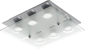 Eglo 75342 - Plafoniera LED dimmerabile CABO-SD 6xGU10/5W/230V 34x34 cm cromo opaco