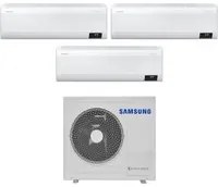 Climatizzatore Condizionatore Samsung Trial Split Inverter serie WINDFREE ELITE 7+7+7 con AJ068TXJ3KG/EU R-32 Wi-Fi integrato 7000+7000+7000