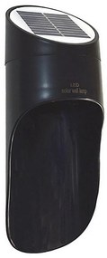Applique a LED solare PALESA LED/1W/3,7V IP65 1800 mAh nero