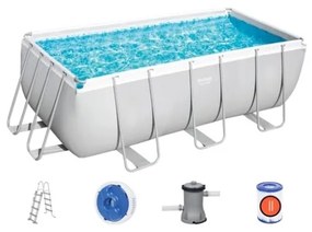 Piscina fuori terra rettangolare 4,12x2,01x1,22 mt con pompa Bestway 56456