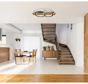 Globo 48038-40 - Plafoniera LED JAYDEN LED/40W/230V marrone