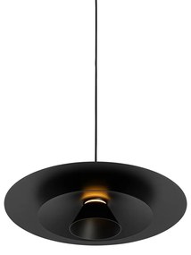 Lampada a sospensione di design nera con LED a dimmer a 3 livelli - Pauline