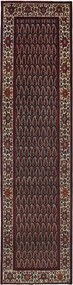 Hamedan Tappeto 420x100 Blu (Iran) Annodato A Mano