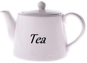 Teiera in ceramica bianca , 1000 ml - Dakls
