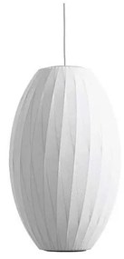 Nelson Cigar Crisscross Bubble Lampada a Sospensione M Off-White - Herman Miller