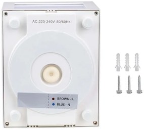Applique a LED da esterno LED/12W/230V 3000K IP65 bianco