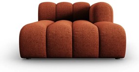 Chaise longue componibile color mattone (con penisola a destra) Lupine – Micadoni Home