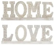 Statua Decorativa DKD Home Decor Bianco Decapaggio 40,5 x 5 x 15 cm (2 Unità)