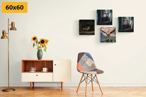 Set di quadri – Bellezza degli animali del bosco