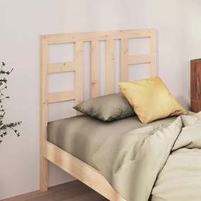 Testiera Per Letto 81x4x100 Cm İn Legno Massello Di Pino /