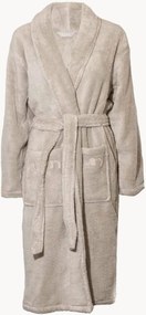 Accappatoio unisex in cotone con colletto a scialle Basic