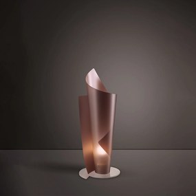 Lampada Da Scrivania-Ufficio Moderna Vela Polilux ® Rame E Metallo 1 Luce E27