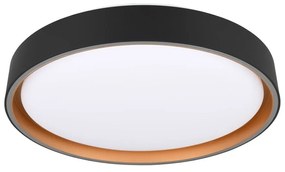 Apparecchio a soffitto LED nero ø 40 cm Felis - Trio