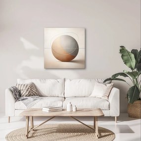Quadro su tela – Astrazione di design cerchio