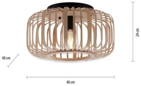 Leuchten Direkt 11412-79 - Lampadario a plafone RACOON 1xE27/40W/230V diametro 40 cm