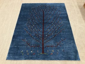Gashguli Tappeto persiano 190 x 150 Blu (Iran) Annodato A Mano