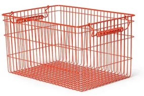 Cala Stackable Baskets Set of 2 Poppy Rosso - Ferm Living