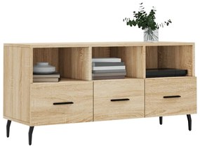 Mobile porta tv rovere sonoma 102x36x50 cm in legno multistrato