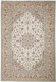 Kashan Tappeto persiano 320x200 Beige (Iran) Annodato A Mano
