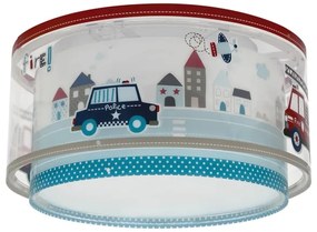 Dalber 60616 - Plafoniera per bambini POLICE 2xE27/60W/230V