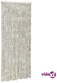 vidaXL Zanzariera Grigio Chiaro e Grigio Scuro 90x220 cm Ciniglia