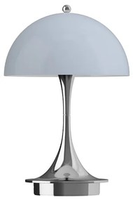 Panthella 160 Portable Lampada da Tavolo V3 Cromo Opale Grigio - Louis Poulsen