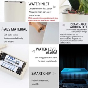 Vaso autoinnaffiante in plastica ø 19 cm Calla - Tomasucci