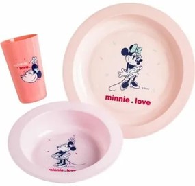 Set di Stoviglie Disney Minnie Mouse polipropilene