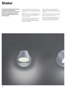 Redo 01-1738 - Applique a LED SHAKER LED/6W/230V bianco