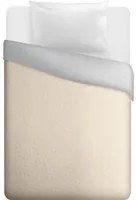 Trapuntino 1 piazza e mezza double face beige grigio