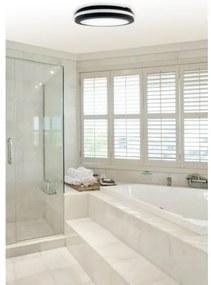 Top Lampada - Lampada LED da bagno COMET LED/24W/230V IP54 diametro 30 cm nero