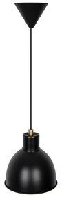 Nordlux - Lampadario a sospensione con filo POP 1xE27/40W/230V nero/oro