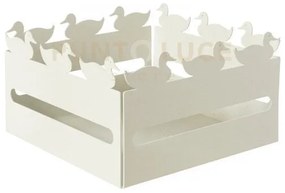 Cestino pane duck avorio