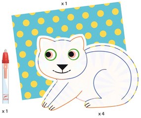 Disegni da colorare magici - Animali con motivi geometrici