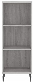 Credenza Grigio Sonoma 34,5x32,5x180 cm in Legno Multistrato