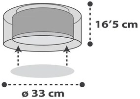 Dalber 41416E - Plafoniera per bambini CLOUDS 2xE27/60W/230V grigio