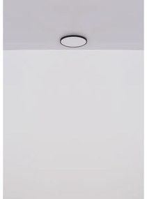 Globo 41566-15S - Plafoniera LED NIELSEN LED/15W/230V diametro 23 cm nero