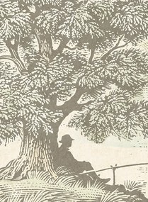 Lewis & Wood Carta da parati Royal Oak - Aquatint