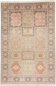 Cashmere Silk Tappeto 280 x 190 (Indian) Annodato A Mano