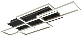 Globo 67359-40A - JEFFRY Lampada da soffitto dimmerabile a LED 40W/230V 32,5x87,5 cm nero + telecomando