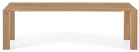 Kave Home - Tavolo Deyanira impiallacciato rovere e gambe in legno massello di rovere 220 x 110 cm