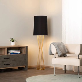 Avonni Piantana HLM-9073-1BSA oro e nero