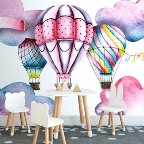 Carta da parati – Palloncini ad acquerello