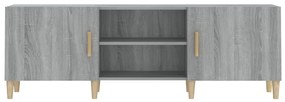 Mobile porta tv grigio sonoma 150x30x50 cm in legno multistrato