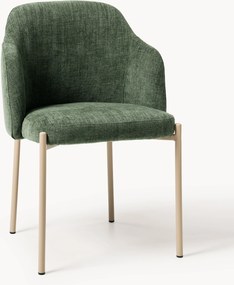 Sedia imbottita con braccioli Felicia