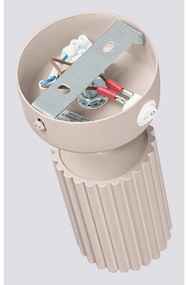 Faretto grigio tortora in metallo 8x16 cm Gleam – Sollux