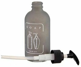 Dispenser di Sapone Grigio Vetro polipropilene 250 ml (24 Unità)